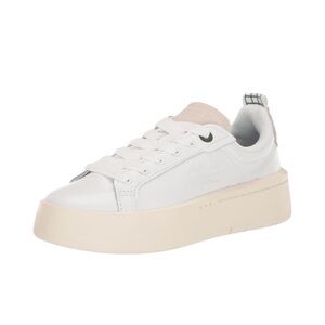 Lacoste Women's White and Beige Sneakers